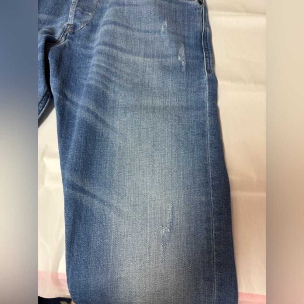 Diesel Jeans Mens Blue Belther-R Button Fly Distressed 28 x 32 - Picture 9 of 10